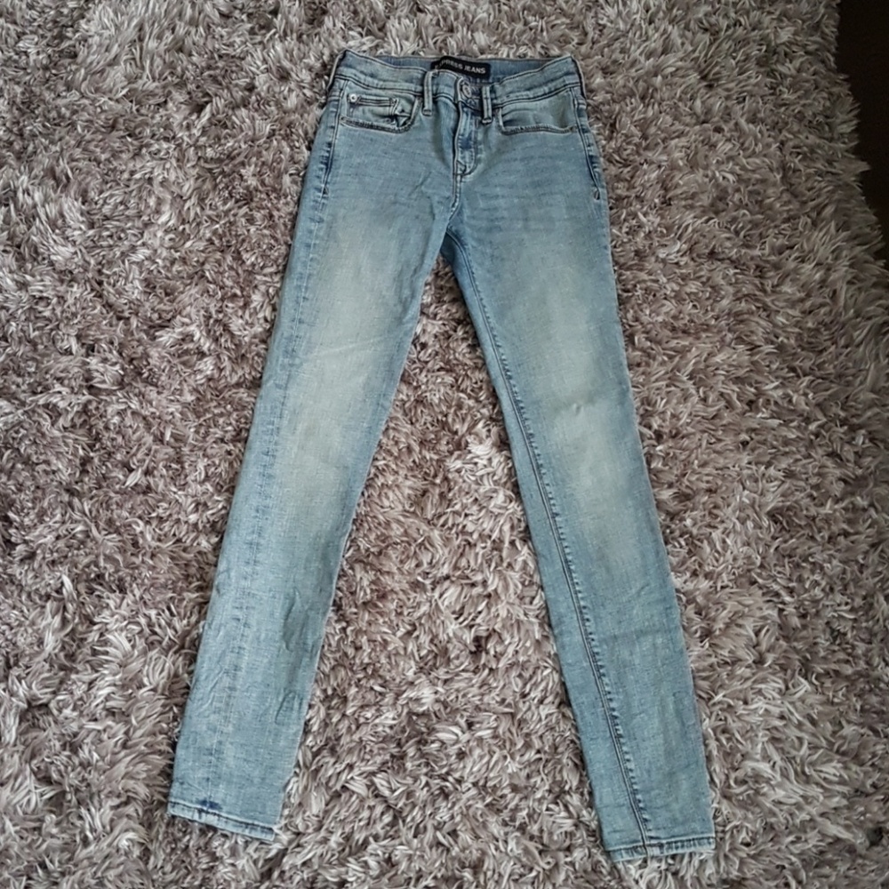 Express performance stretch mid rise jean legging